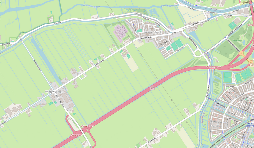 Plattegrond - straatnamen