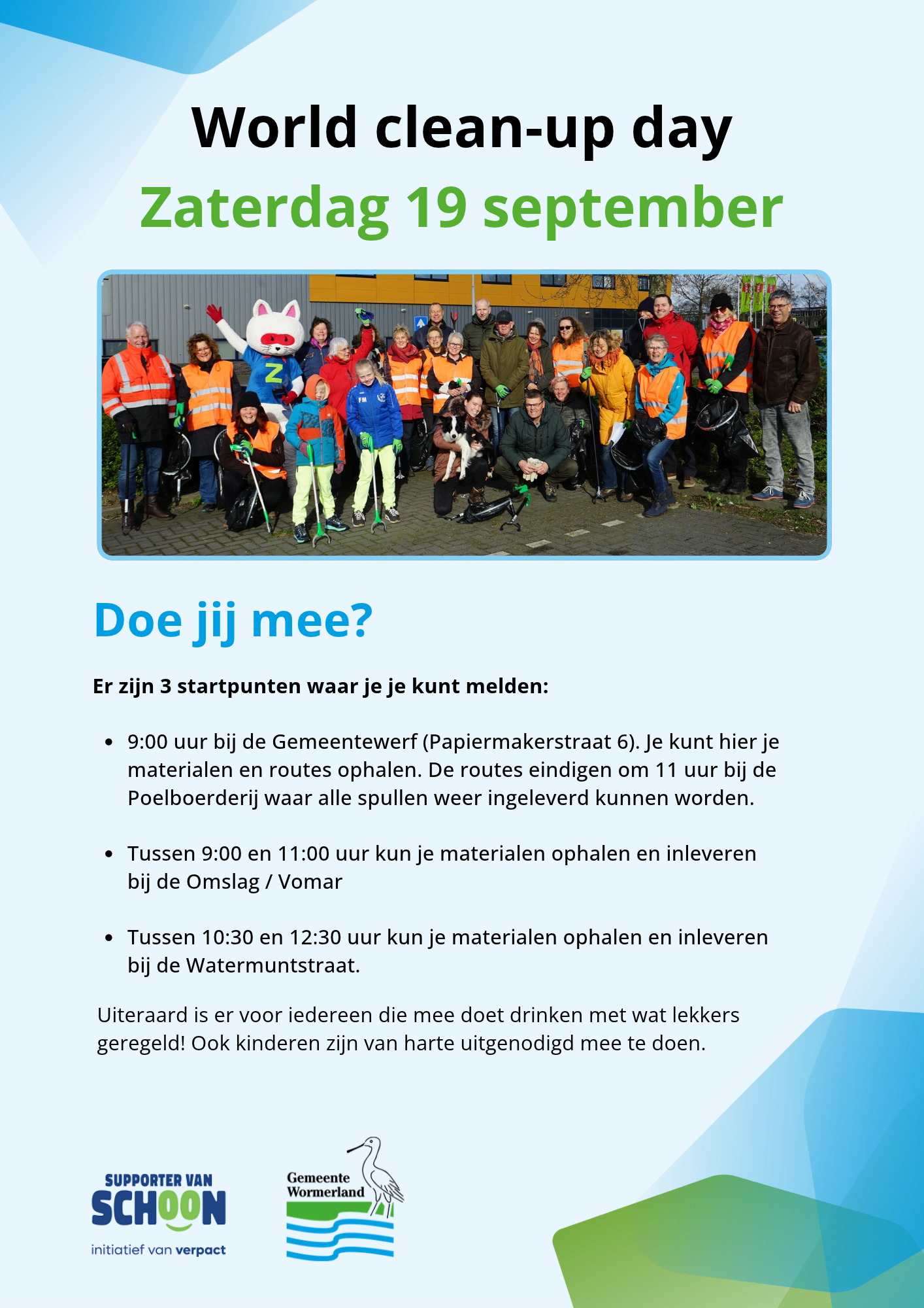 flyer clean-up day