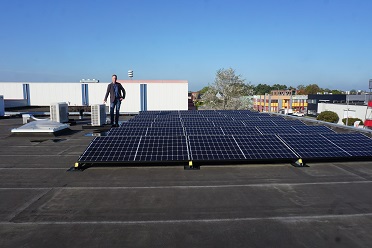 Erwin met zonnepanelen