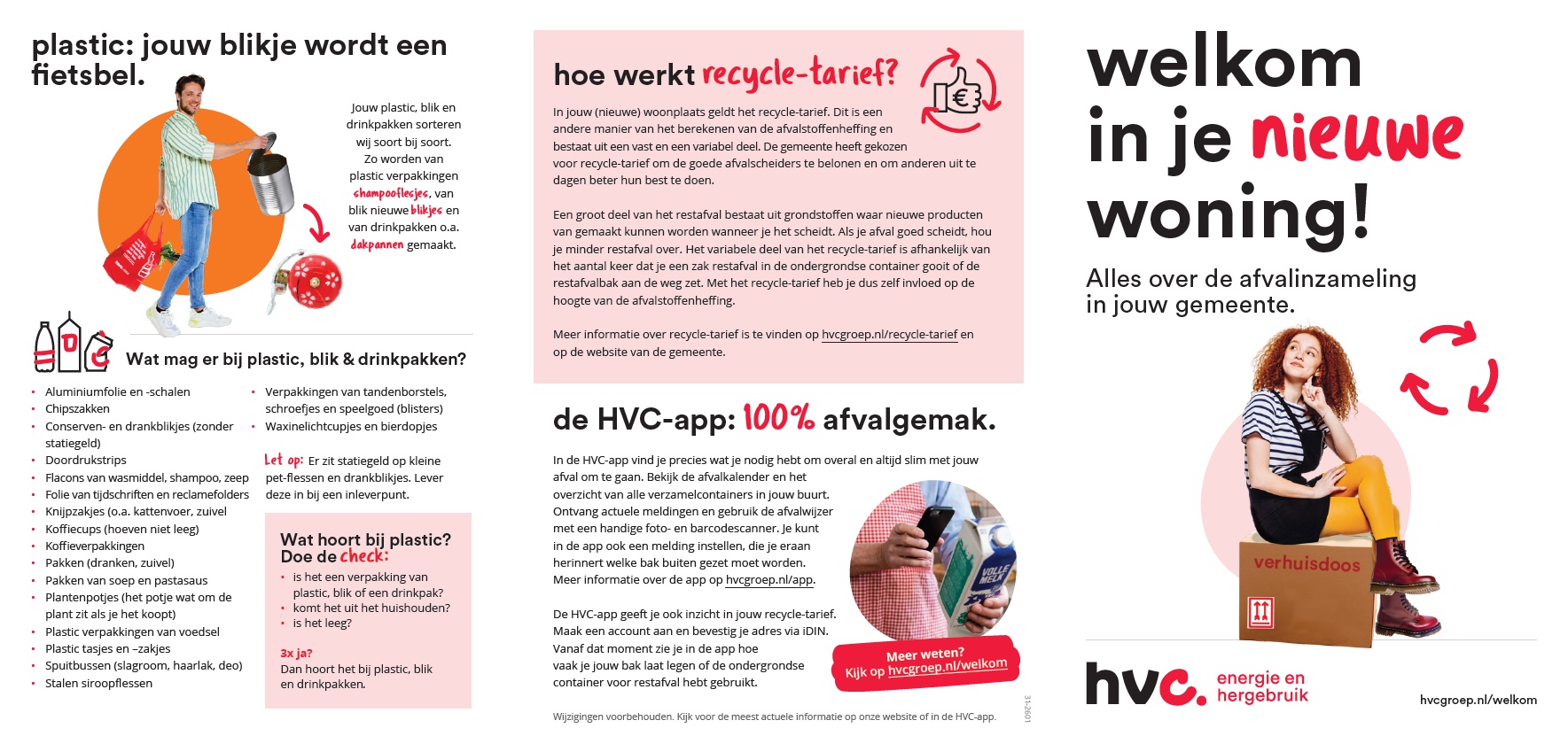 folder over afval in het nederlands
