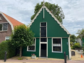 Jisp oudste groene huis Dorpstraat 19 uit 1656