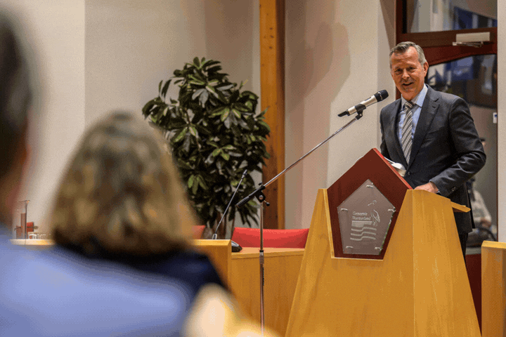 Foto's van de herbenoeming van burgemeester Judith Michel