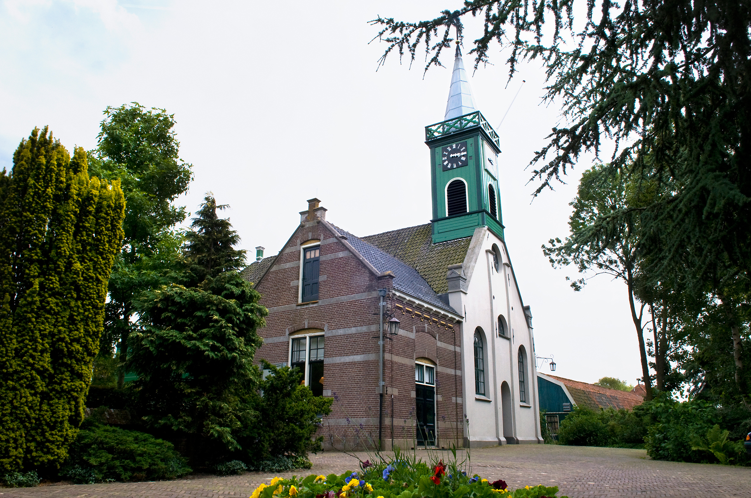 Foto van de Nieuwe Kerk in Wormer