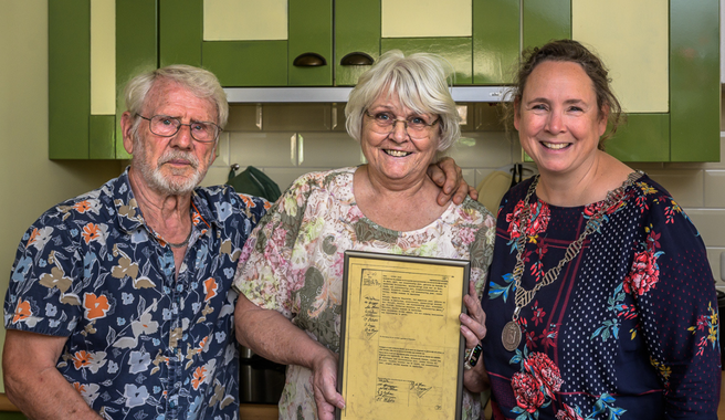 Echtpaar De Haan-Draijer 60 jaar getrouwd