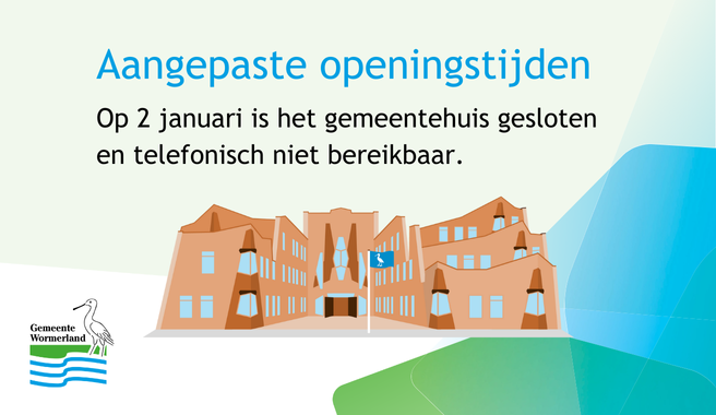 2 januari gesloten